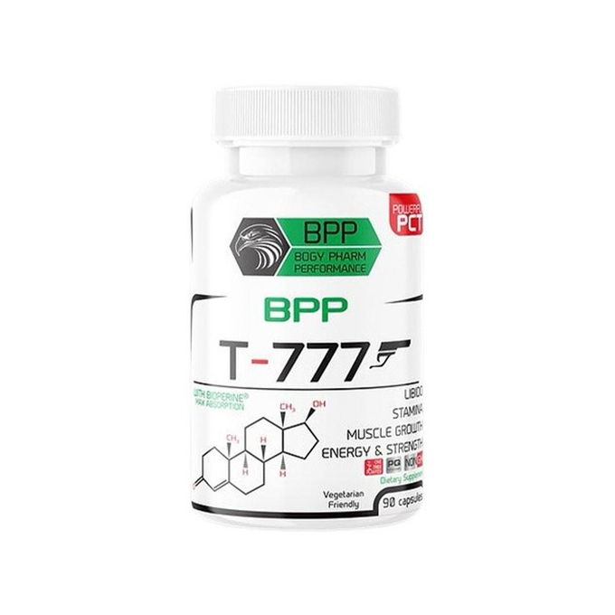 BPP Bogy Pharm Performance T-777 test booster, 90 Capsules, 30 Servings