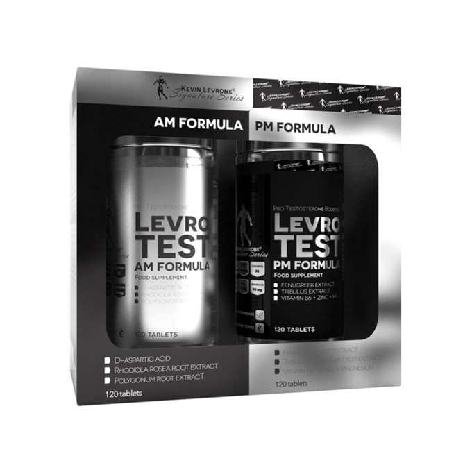 Kevin Levrone Levro Test (AM PM formula) 240 Tablets (2×120 Tabs), 24:30 Servings