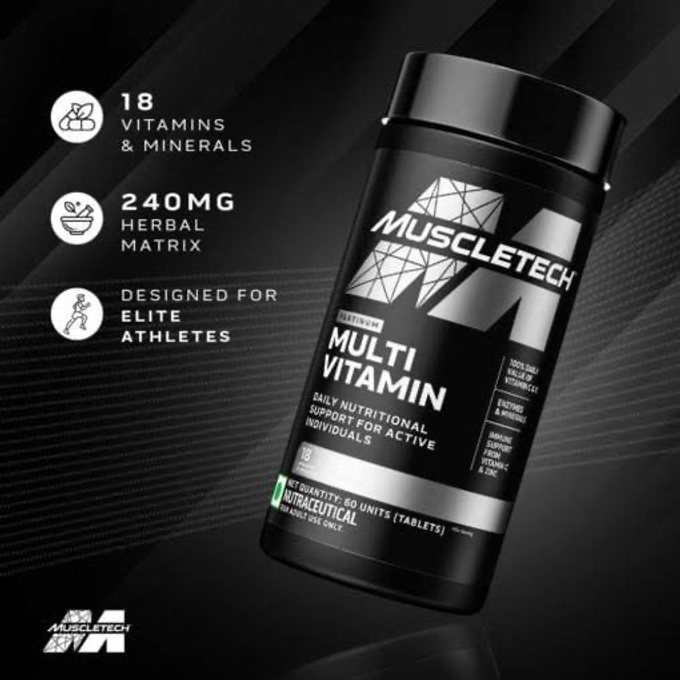 Muscletech platinum multivitamin-30Serv.-90Tabs.