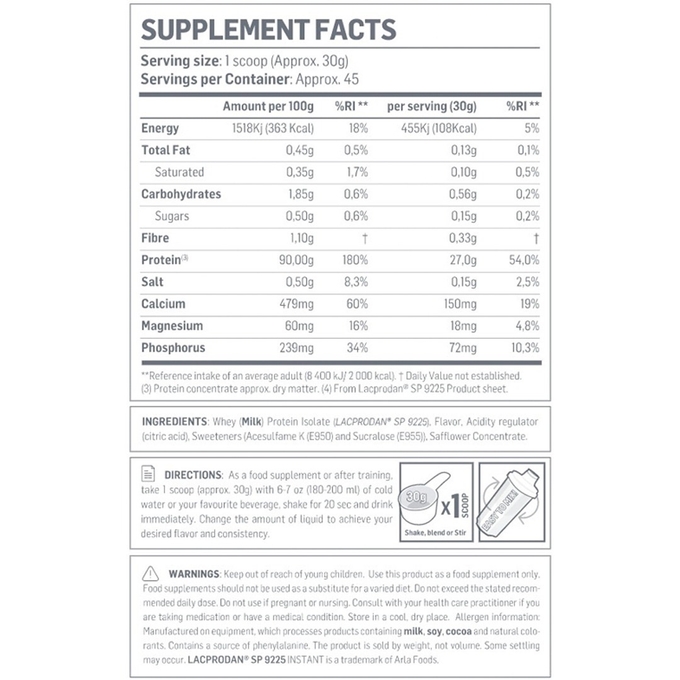 Star Labs ISO Juice 1.4 Kg, 45 Servings