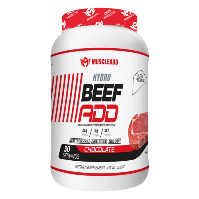 Hydro Beef Add 100% Hydrolysed Beef Protein-30Serv.-1020Kg.-