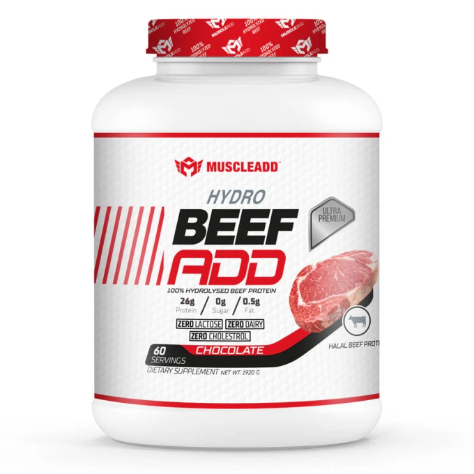 Hydro Beef Add 100% Hydrolysed Beef Protein-60Serv.-1960G.