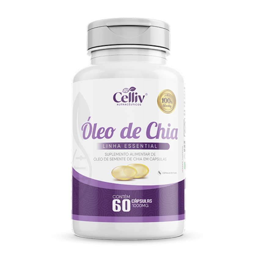 Óleo de Chia – دعم صحة القلب والأمعاء (60 كبسولة/علبة)