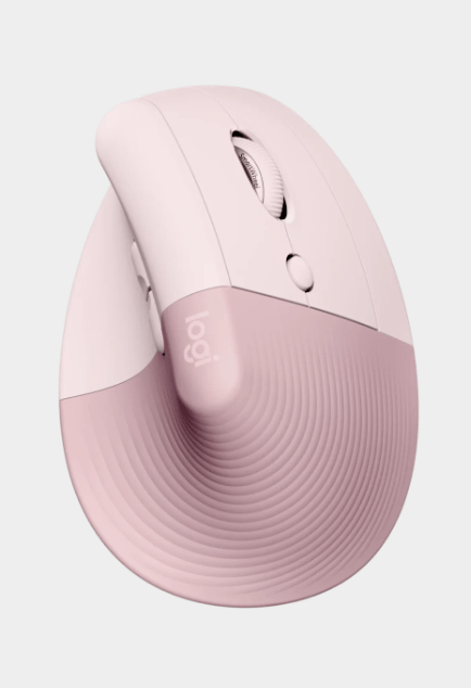 Logitech Lift Vertical Ergonomic Mouse, Wireless, Bluetooth or Logi Bolt USB receiver -Graphite (910-006473)
