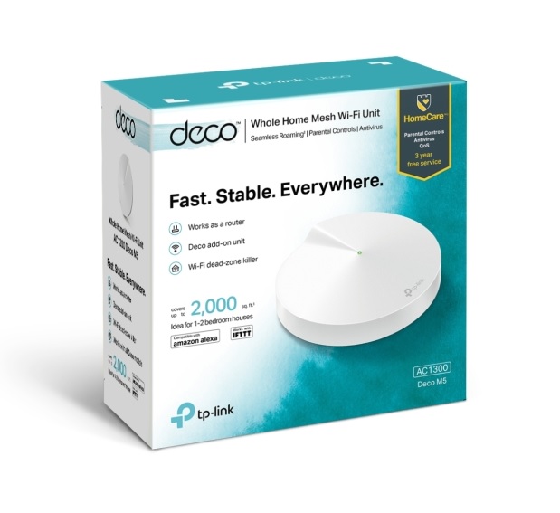 Tp-Link Deco M5 AC1300 Whole Home Mesh Wi-Fi System -1Pack