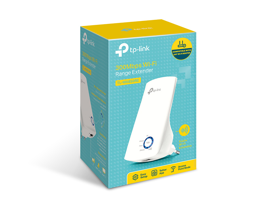 TP-LINK TL-WA850RE 300Mbps Universal Wi-Fi Range Extender TL-WA850RE