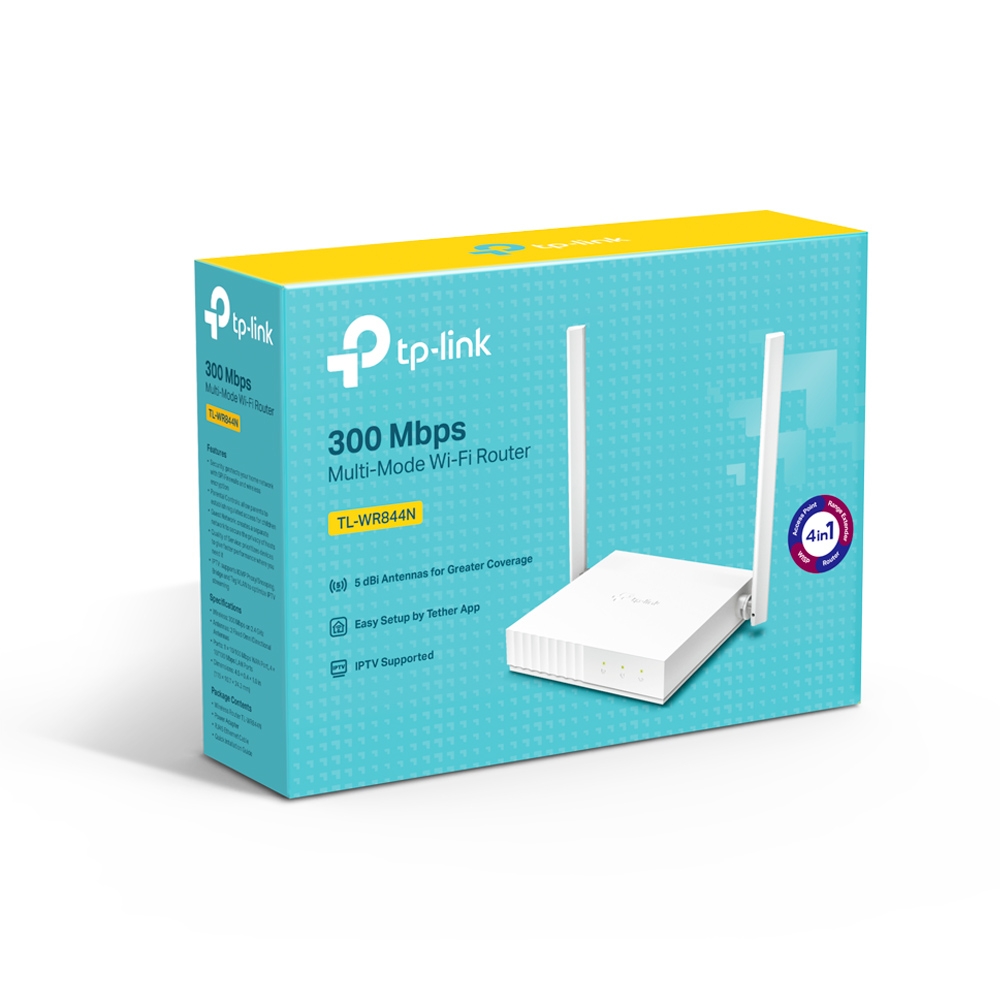 TP-LINK TL-WR844N 300 Mbps Multi-Mode Access Point/ Wi-Fi Router