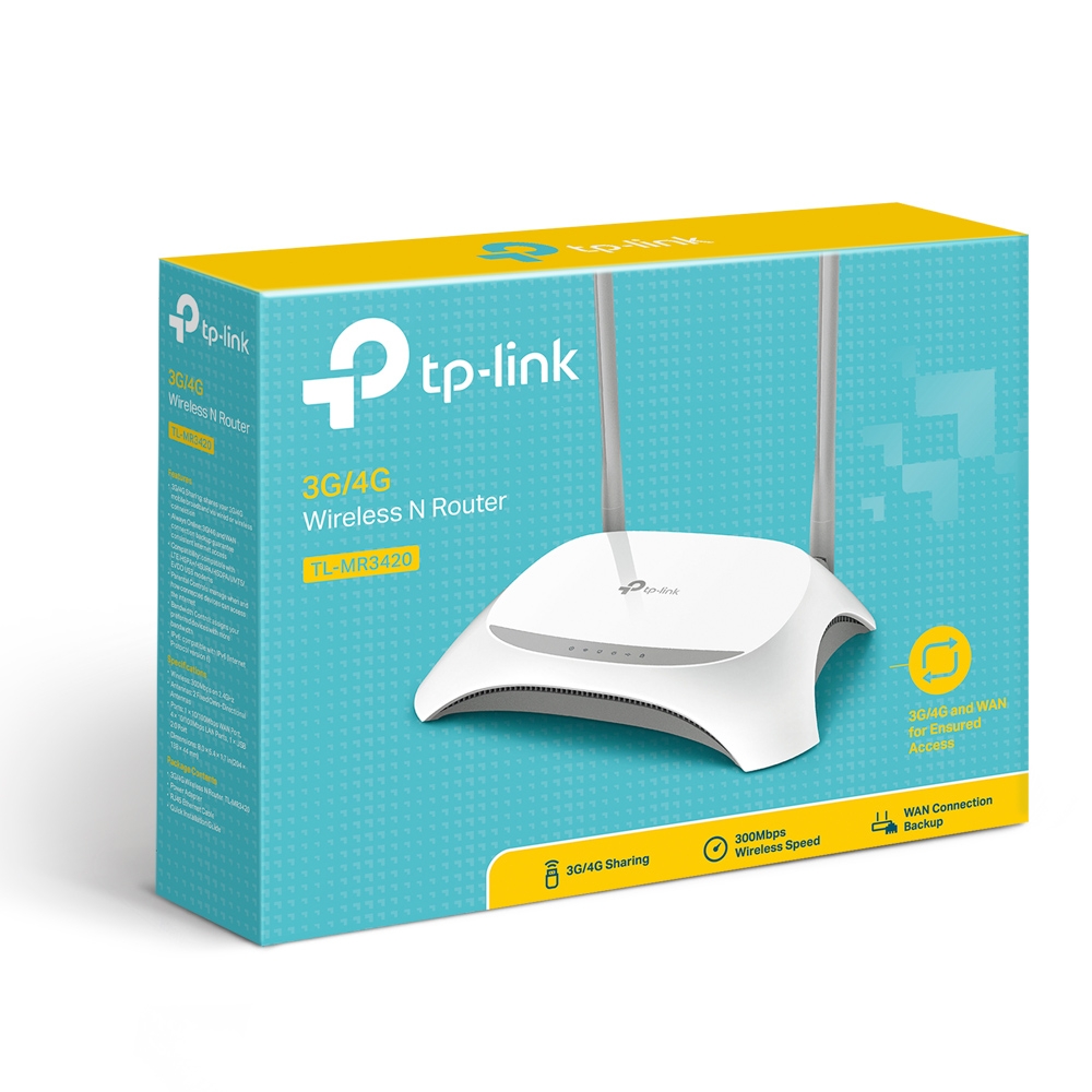 TP-LINK TL-MR3420 3G/4G Wireless N Router