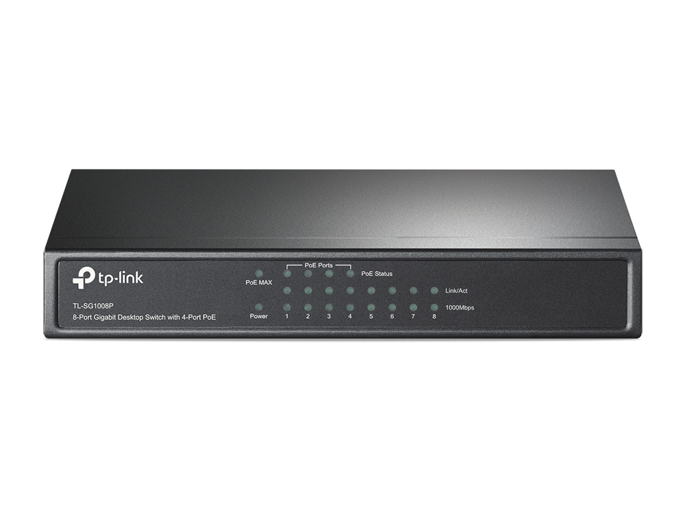 TP LINK TL-SG1008P 8-Port Gigabit Desktop Switch with 4-Port PoE