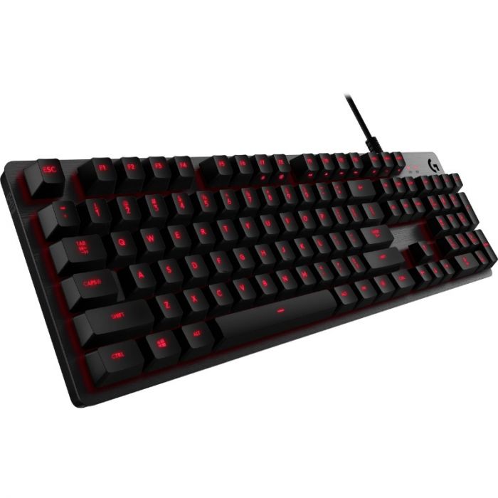 Logitech® G413 Mechanical Gaming Keyboard - CARBON - US INT'L - USB - INTNL - RED LED