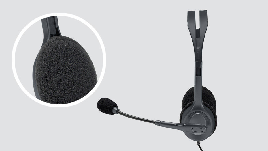 Logitech® Stereo Headset H111 – EMEA - One Plug