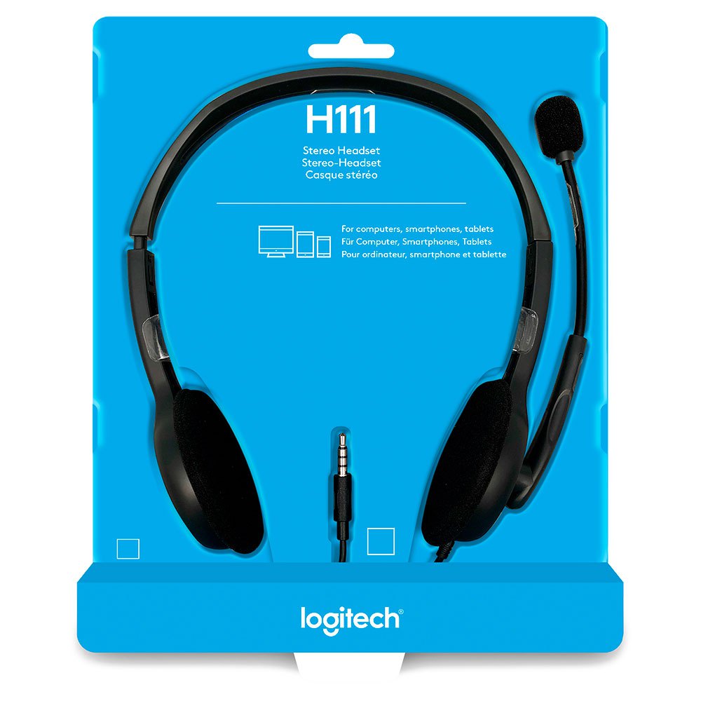 Logitech® Stereo Headset H111 – EMEA - One Plug