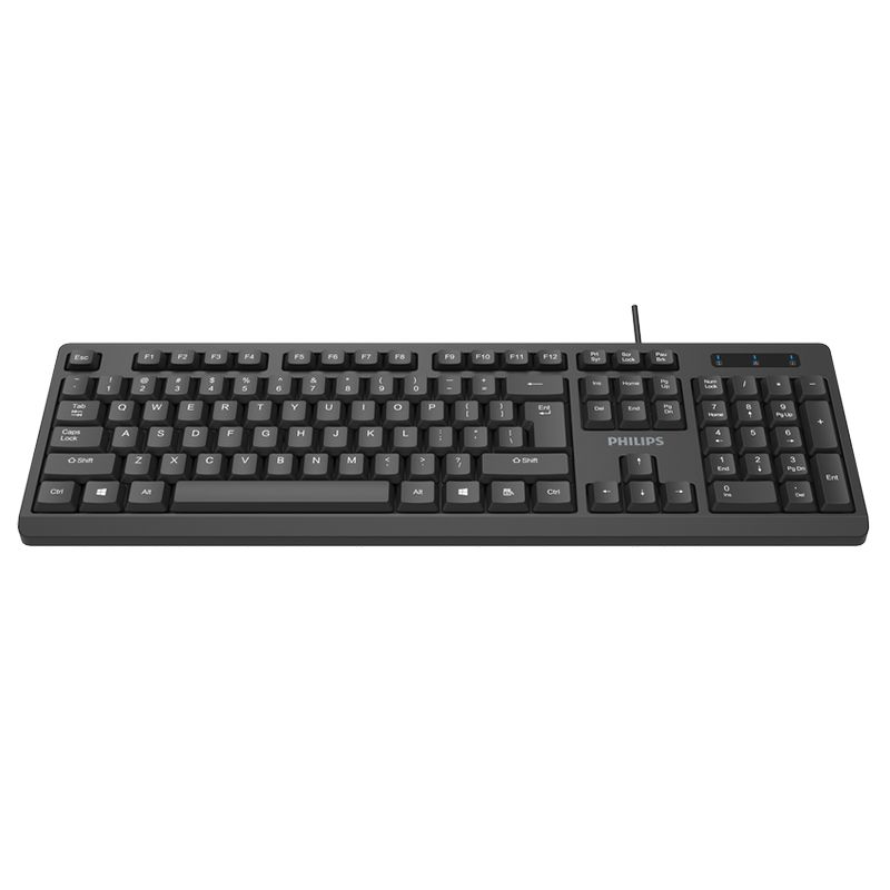 Philips KeyBoard Wired Teclado K234 - Black