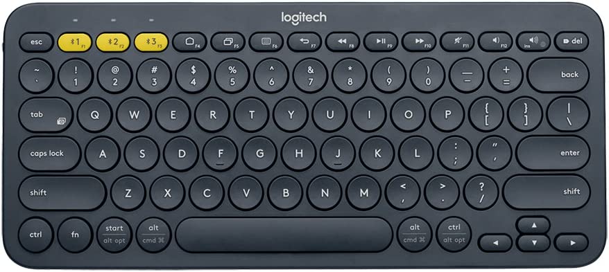 Logitech K380 Multi-Device Wireless English Keyboard - Black