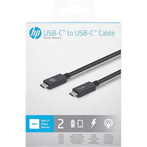 USB-C to USB-C Power Delivery Cable - USB-C male > USB-C male 2 metrer