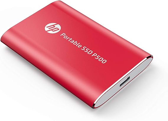 HP Portable P500 External SSD 1TB (Red)