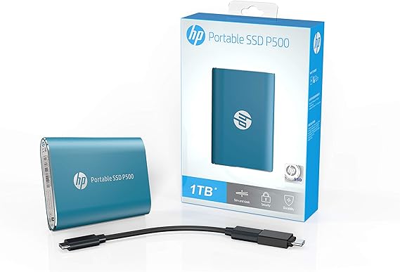 HP SSD P500 1 TB External -( Blue)