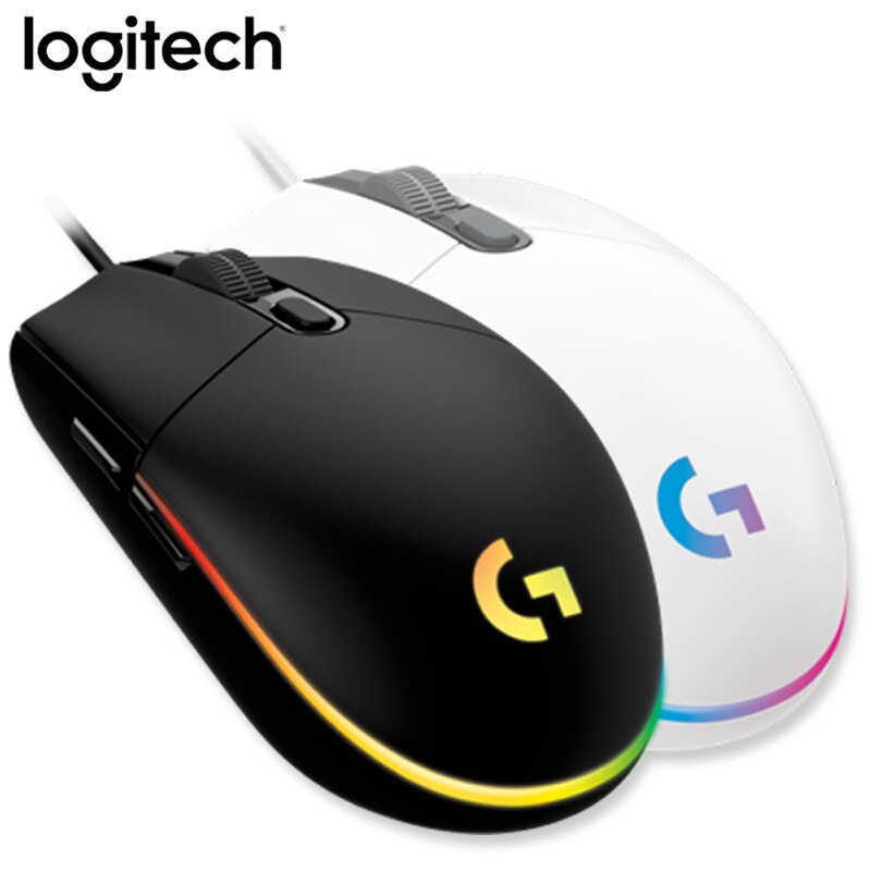 Logitech G102 LIGHTSYNC RGB Gaming Mouse | Optical Sensor 8,000 DPI | 6 Programmable Buttons