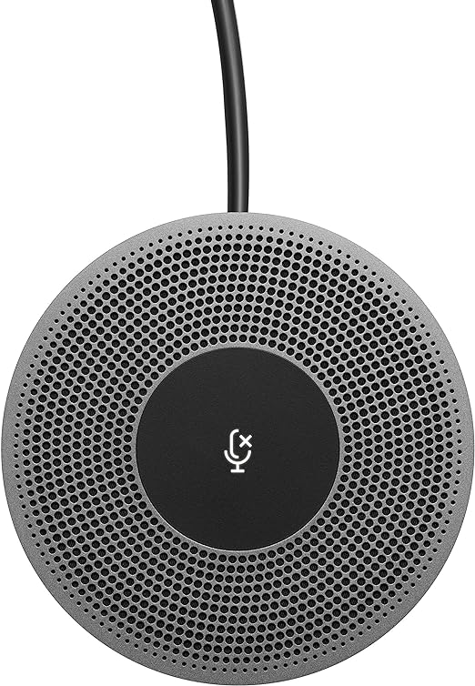 Logitech MeetUp and Expansion Mic HD Video and Audio Conferencing System for Small Meeting Rooms - Black