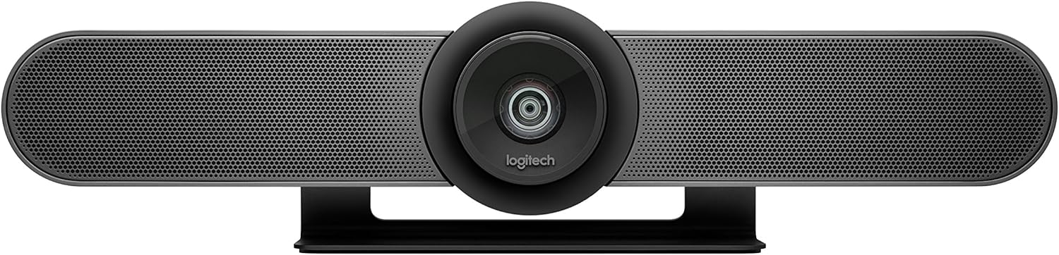 Logitech MeetUp and Expansion Mic HD Video and Audio Conferencing System for Small Meeting Rooms - Black