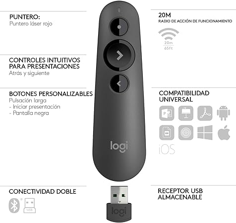 R500s LASER PRESENTATION REMOTE