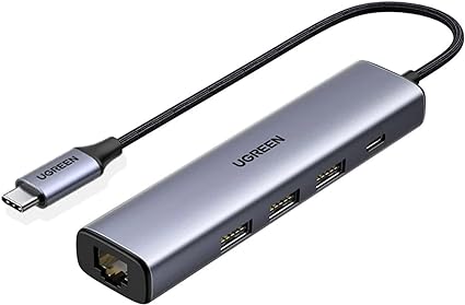 UGREEN USB-C Multifunction Gigabit Ethernet Adapter with PD - 20932