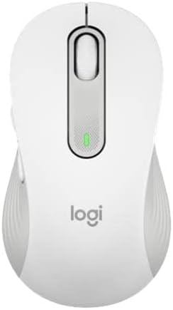 Logitech Signature M650 L for Business Large Hands Wireless Mouse, Logi Bolt, Bluetooth, SmartWheel - White