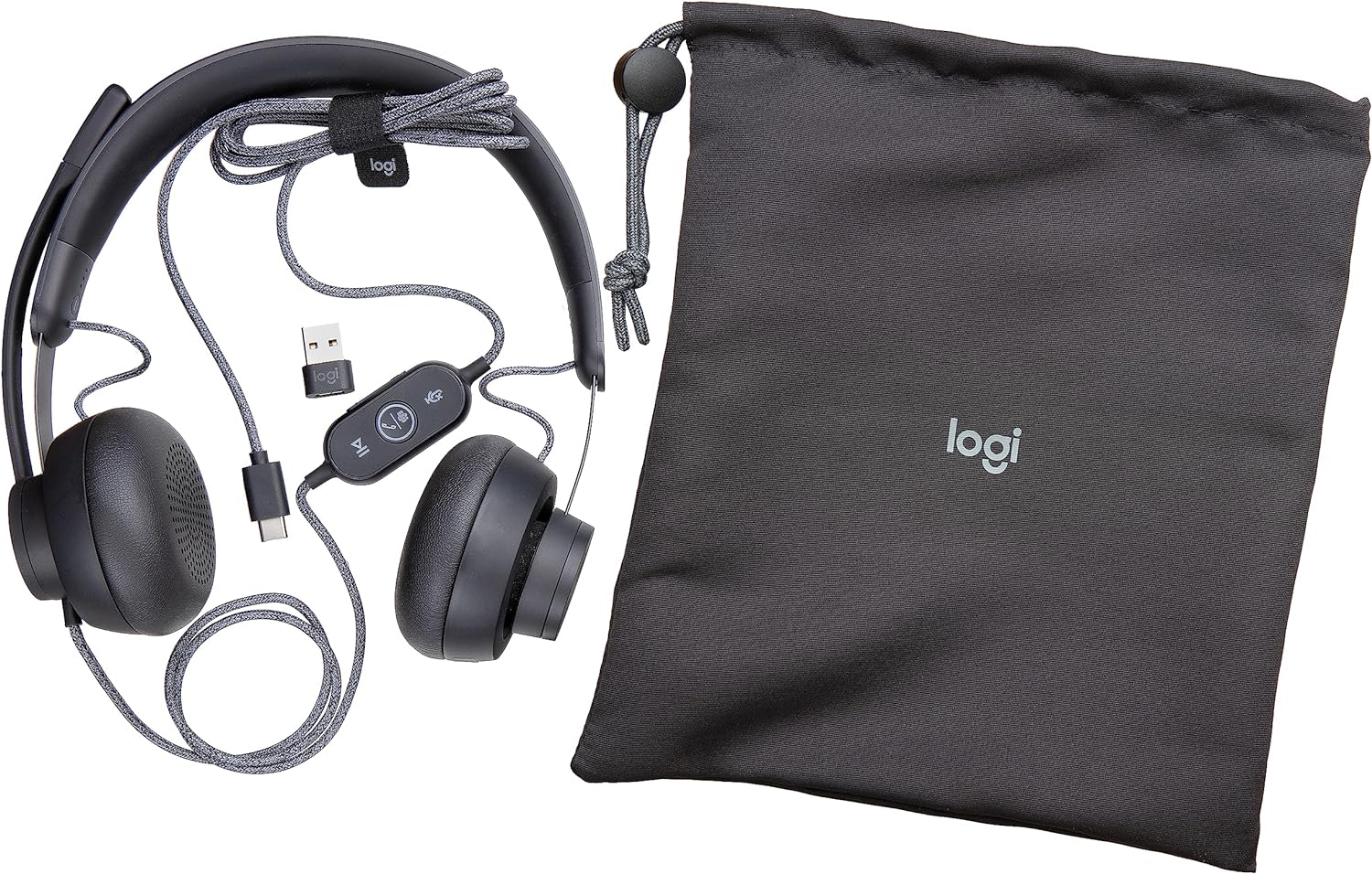 Logitech Business Zone Wired MS Te ams Certified Graphite 981-000870 Black