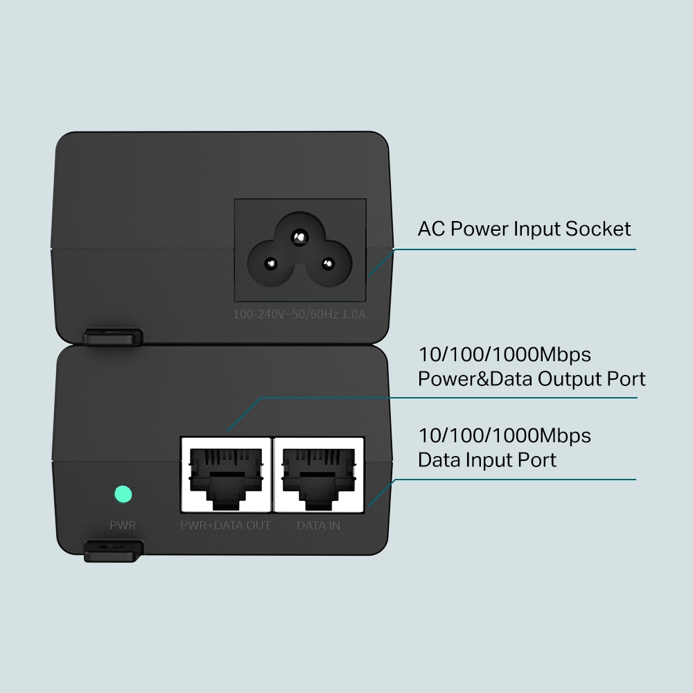 TP-LINK TL-POE160S PoE+ Injector