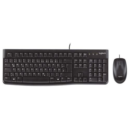 Logitech Desktop MK120 Keyboard And Mouse (black)