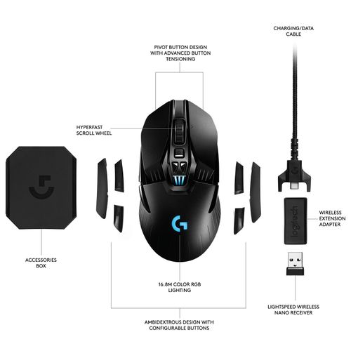 Logitech G903 LIGHTSPEED Wireless Gaming Mouse