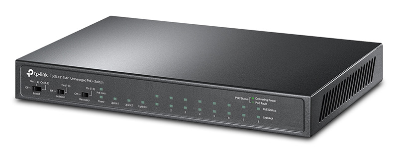 TP-Link TL-SL1311MP 8-Port 10/100Mbps +3-Port Gigabit Switch