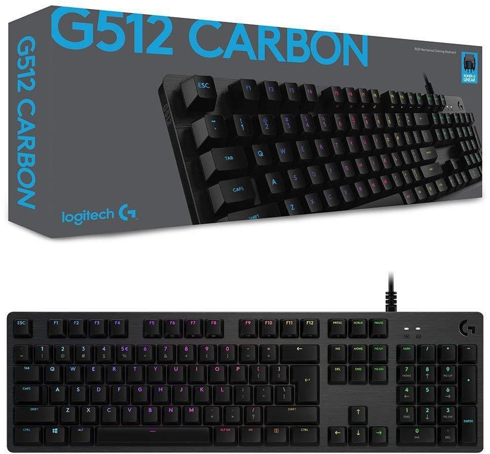 Logitech G512 Carbon RGB Mechanical Gaming Keyboard