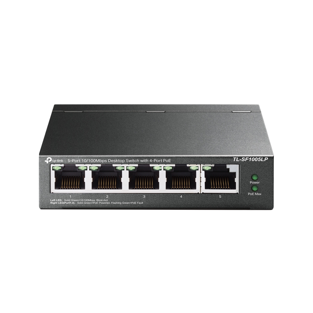 TL-SF1005LP 5-Port 10/100Mbps Desktop Switch with 4-Port PoE