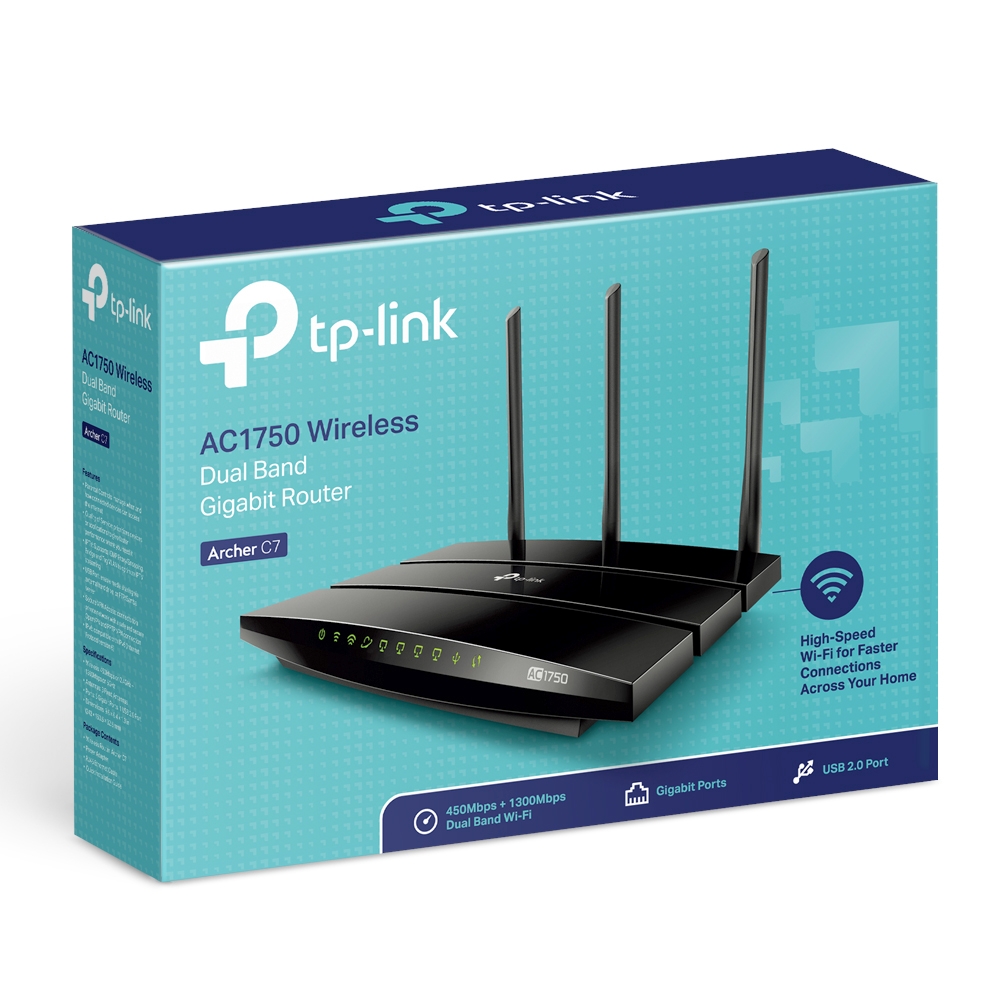 TP-LINK Archer C7 AC1750 Dual Band Access Point/ Wireless Gigabit Router