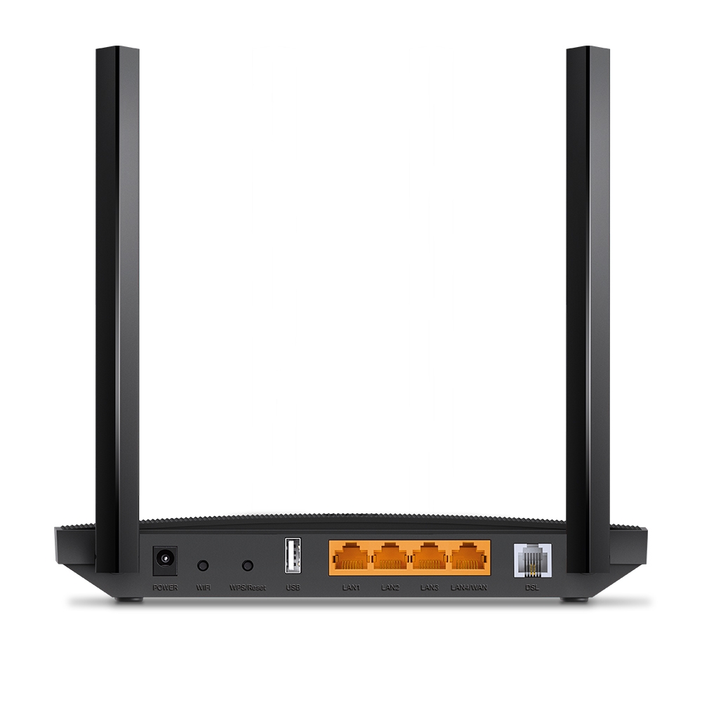 TP-Link Archer VR400-AC1200 Wireless Gigabit VDSL/ADSL Modem Router, Black MU-MIMO