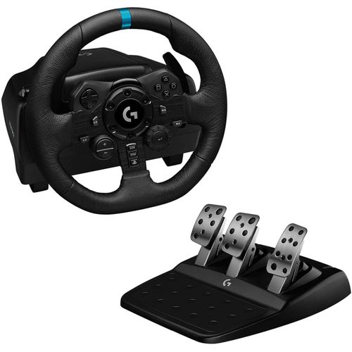 Logitech G923 Racing Wheel and Pedals for PS5 and PC - USB - PLUG