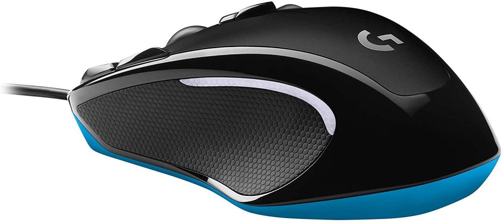 Logitech G300s Gaming Mouse - Optical Sensor 2,500 DPI - 9 Programmable Buttons