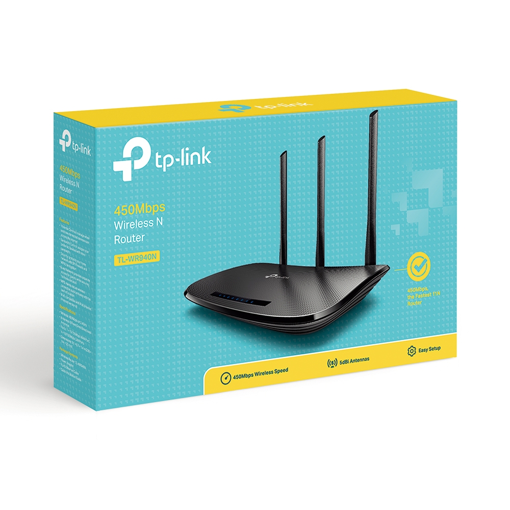 TP-LINK TL-WR940N 450Mbps Access Point/ Wireless N Router