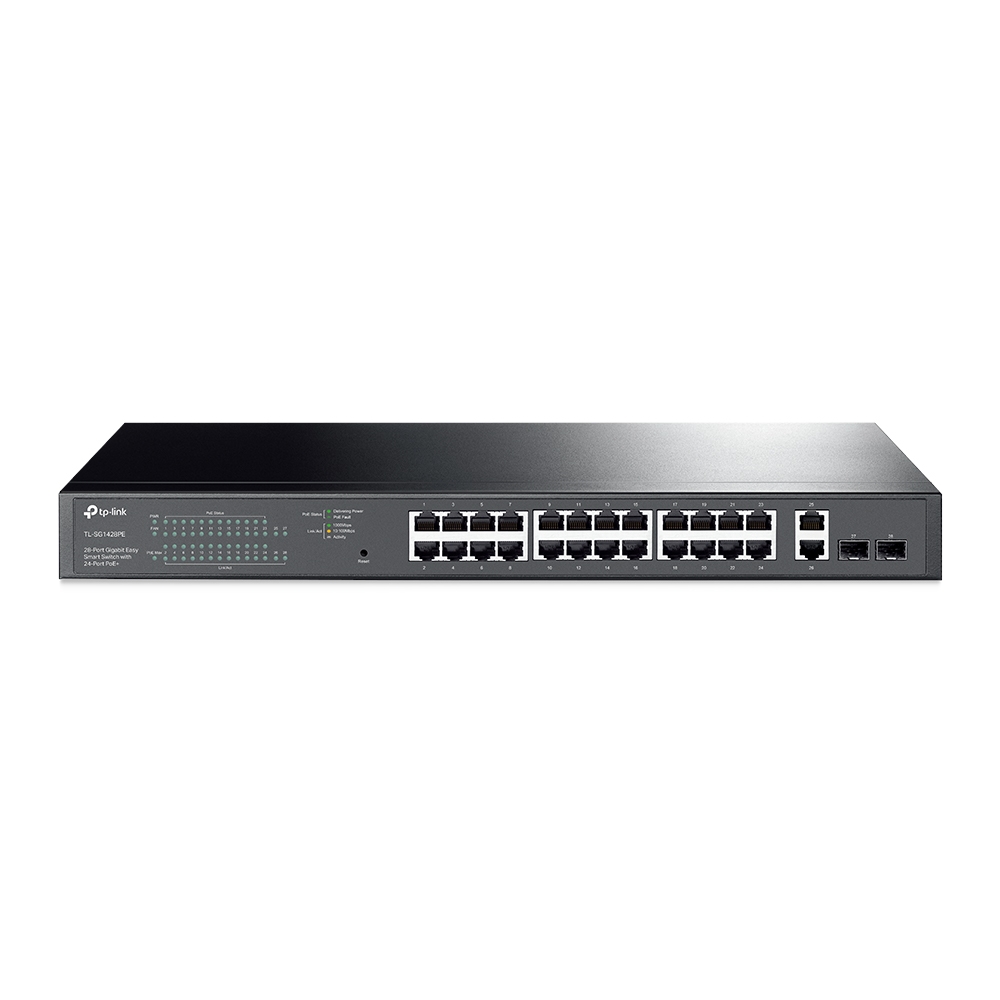 TP-LINK TL-SG1428PE 28-Port Gigabit Easy Smart Switch with 24-Port PoE+