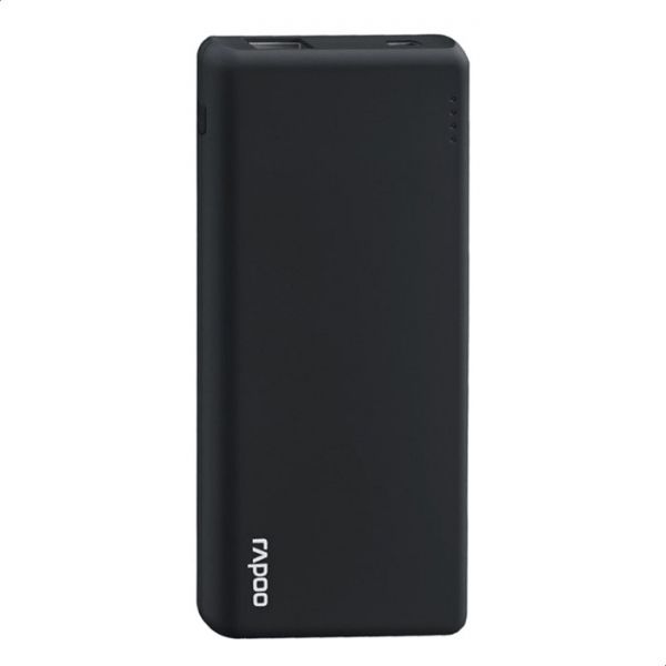 Rappo P20 Power Bank 5000 mAh 5V 2.1A with 2 USB Ports - Black