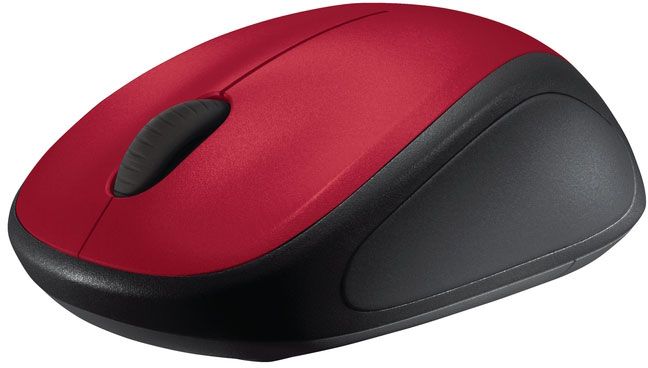 Logitech M235 Wireless Mouse, Red