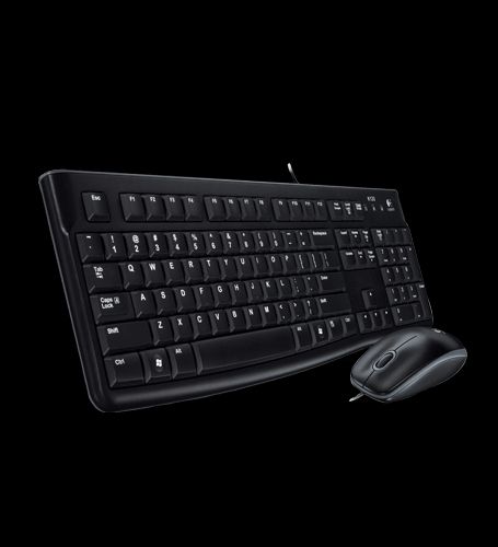 Logitech Desktop MK120 Keyboard And Mouse (black)