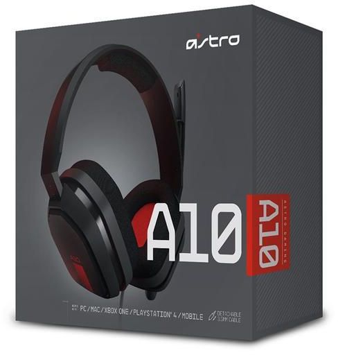 ASTRO Gaming A10 Gaming Headset for PS4, Xbox One, Nintendo Switch, Mobile, MAC, and PC Blue,Red,Green