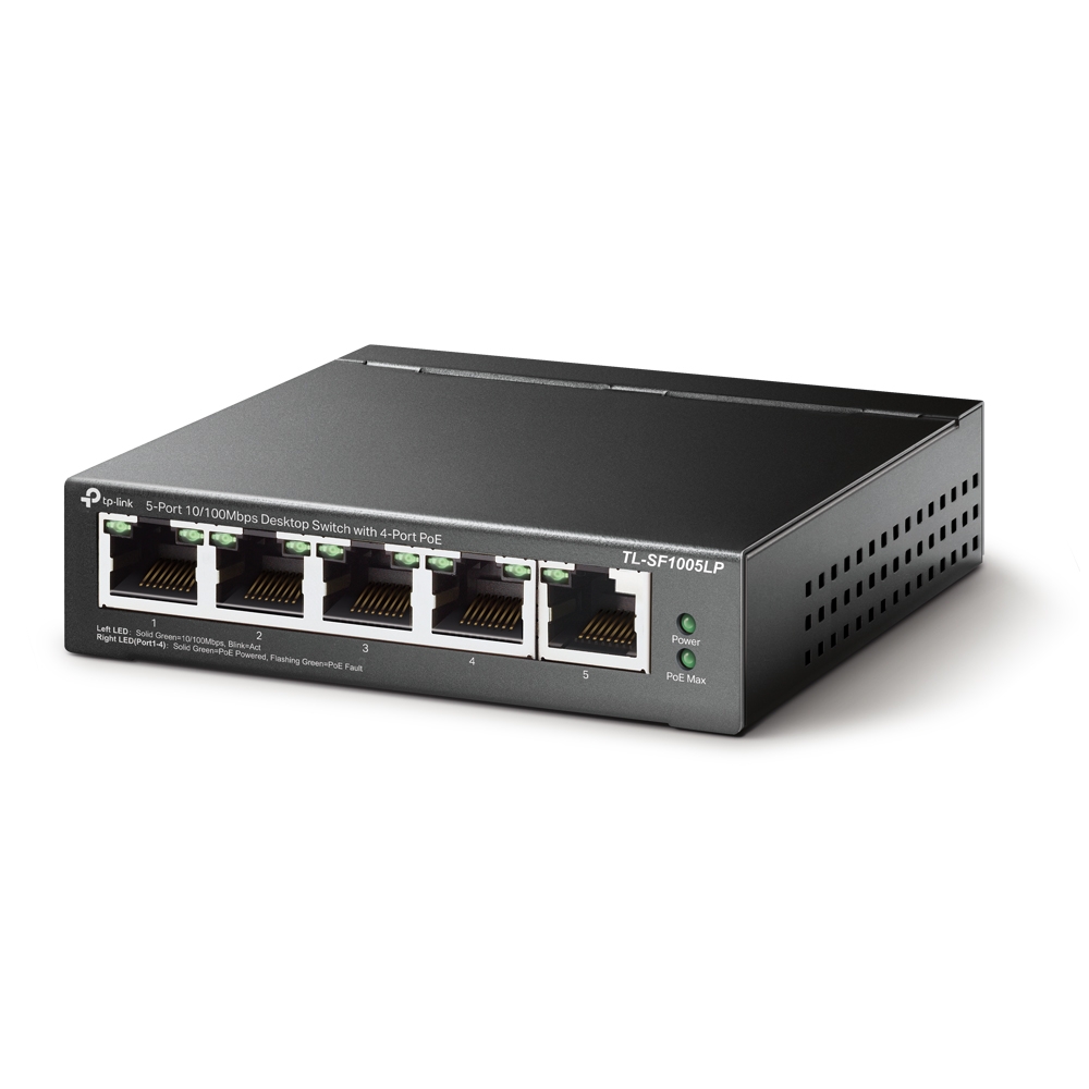 TL-SF1005LP 5-Port 10/100Mbps Desktop Switch with 4-Port PoE