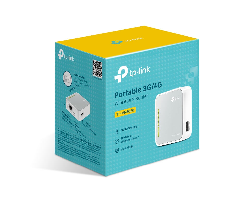 TP LINK TL-MR3020 Portable 3G/4G Wireless N Router