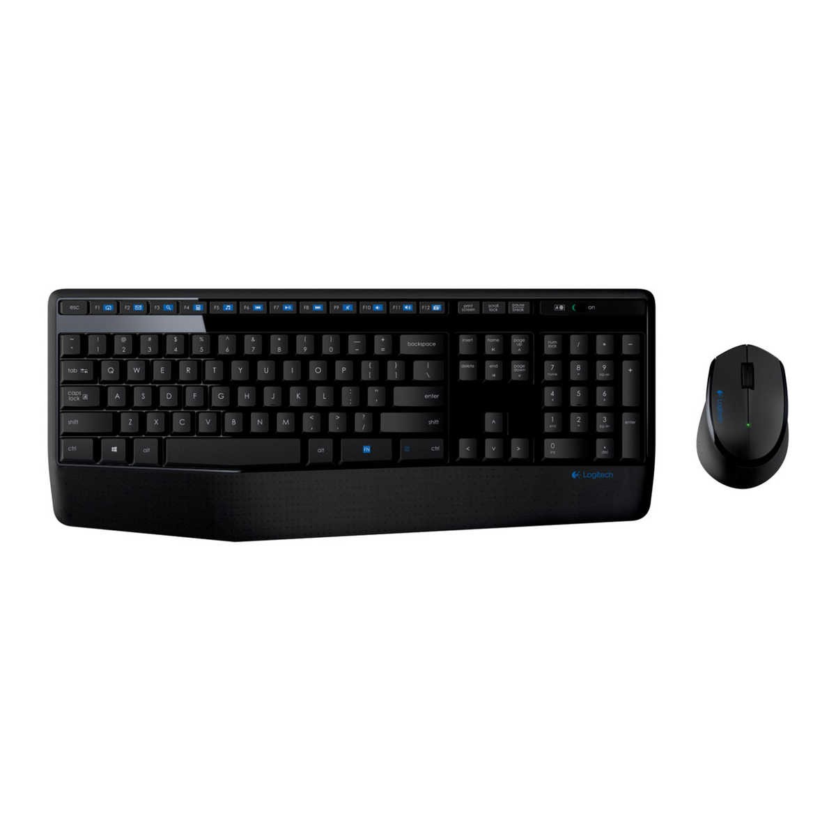 Logitech Mk345 Wireless Keyboard and Mouse Combo (Black)