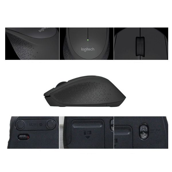 Logitech M280 Wireless Mouse-black