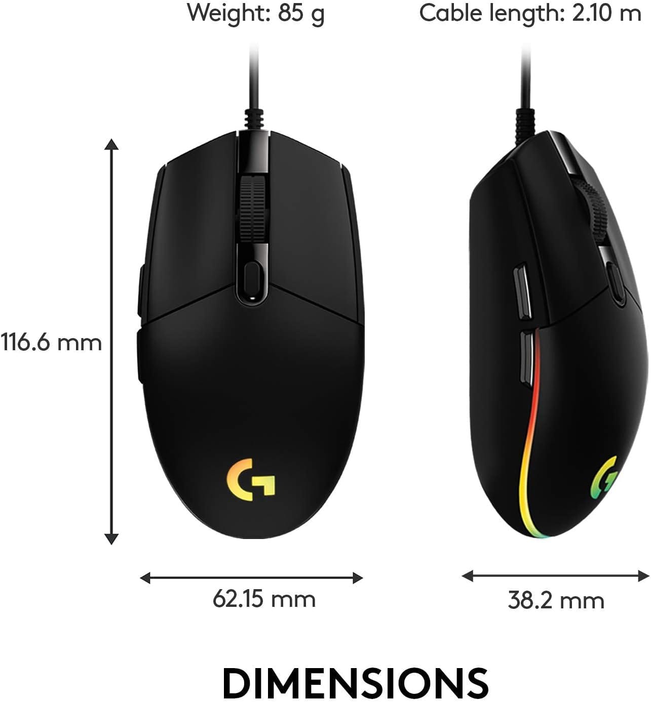 Logitech G102 LIGHTSYNC RGB Gaming Mouse 