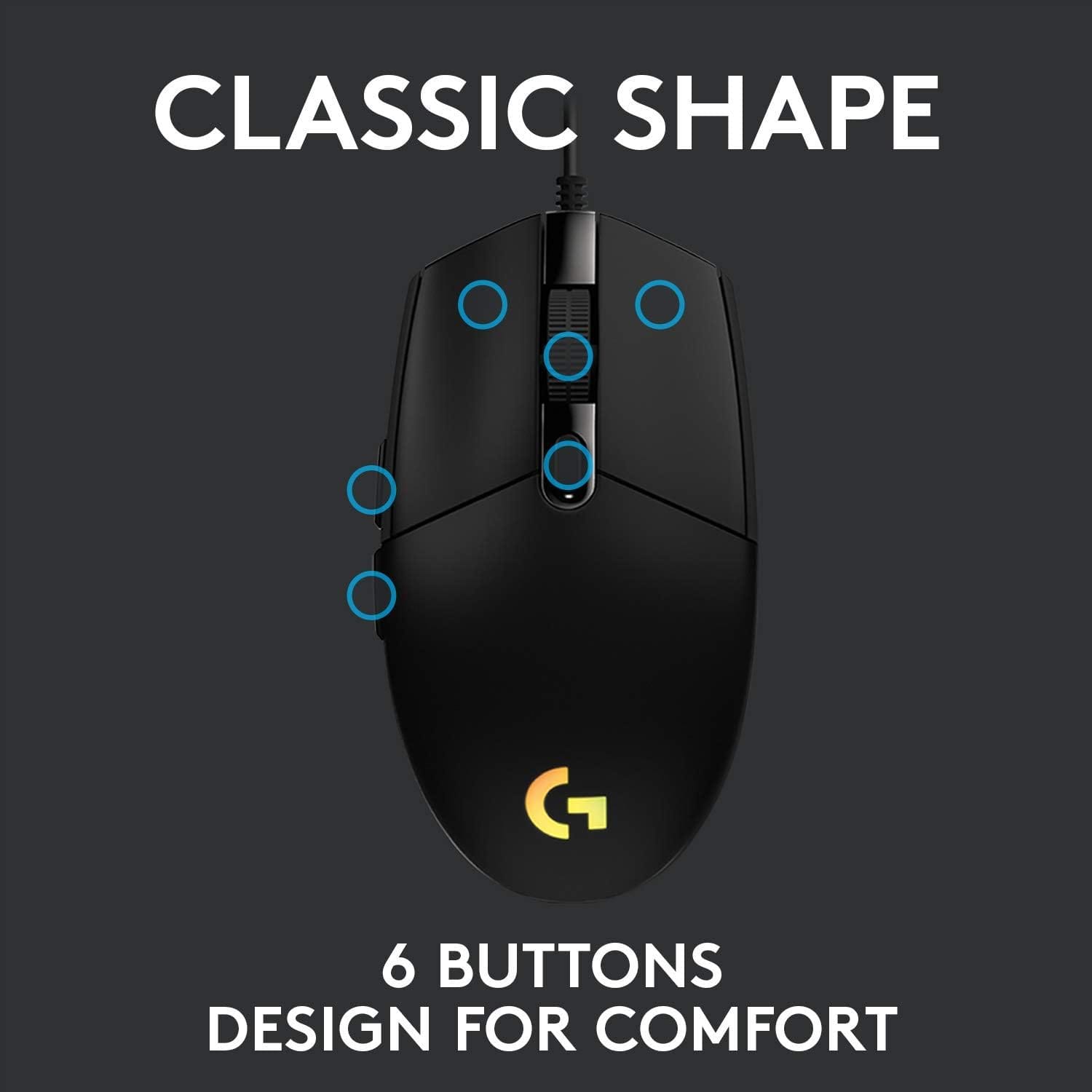 Logitech G102 LIGHTSYNC RGB Gaming Mouse 